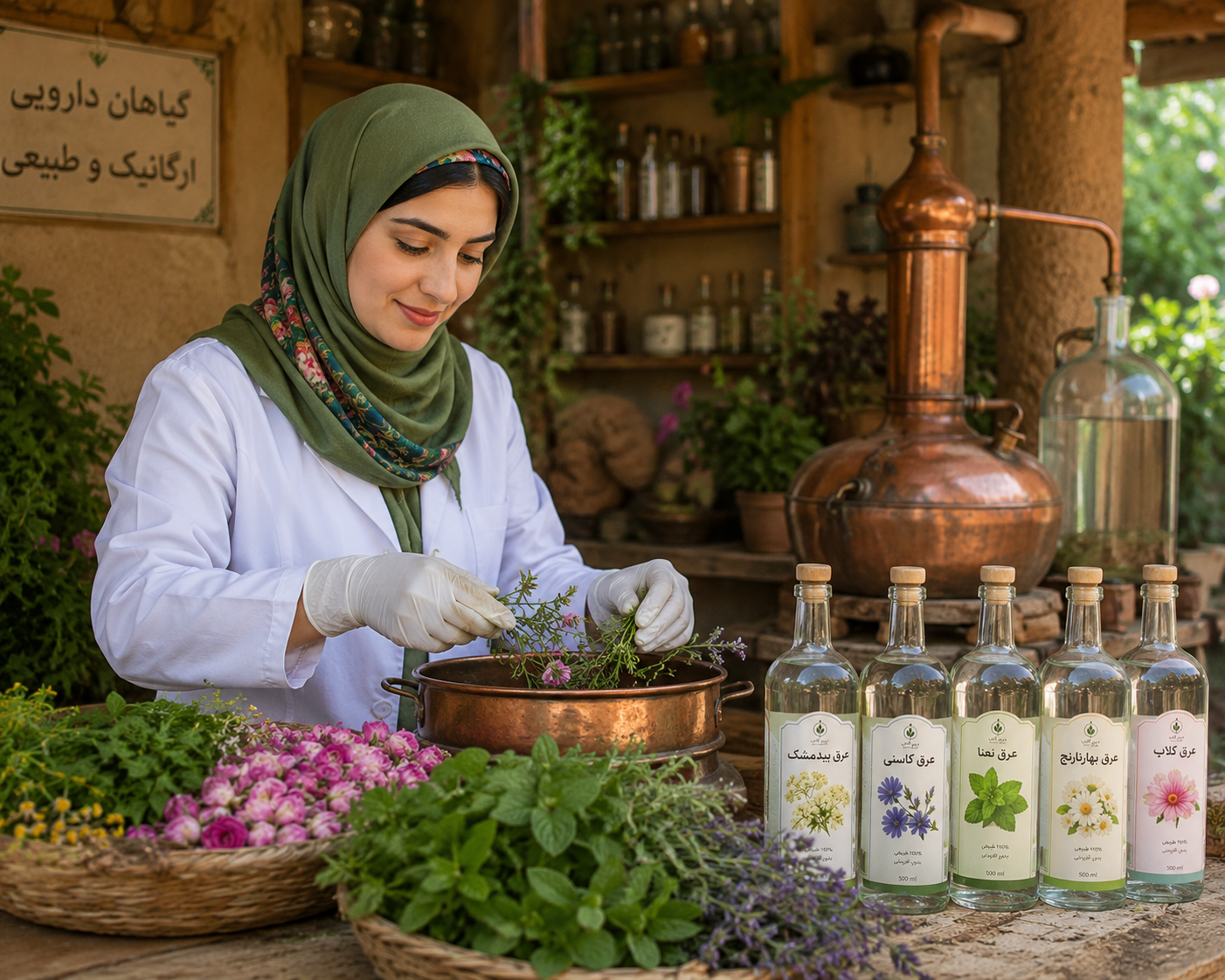 عرقیات گیاهی